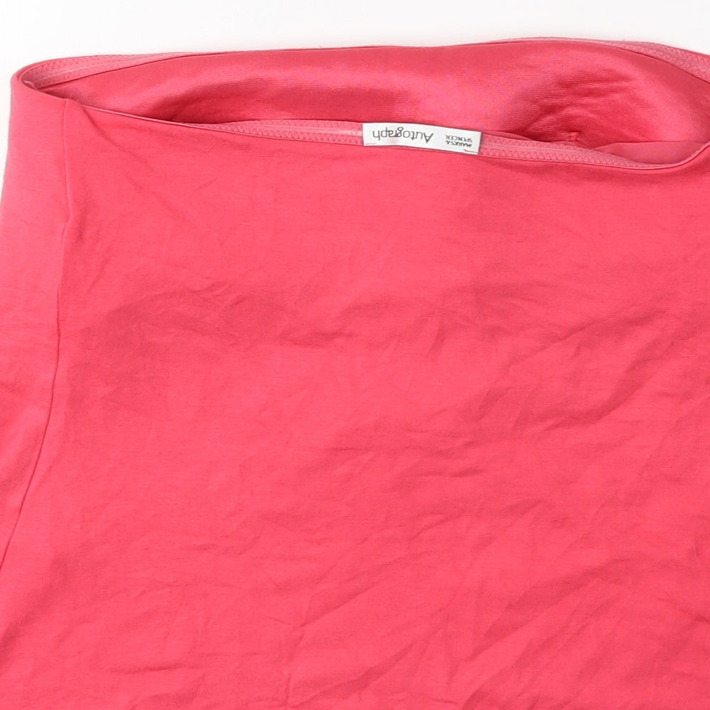 Marks and Spencer Womens Pink   Basic Tank Size 12
