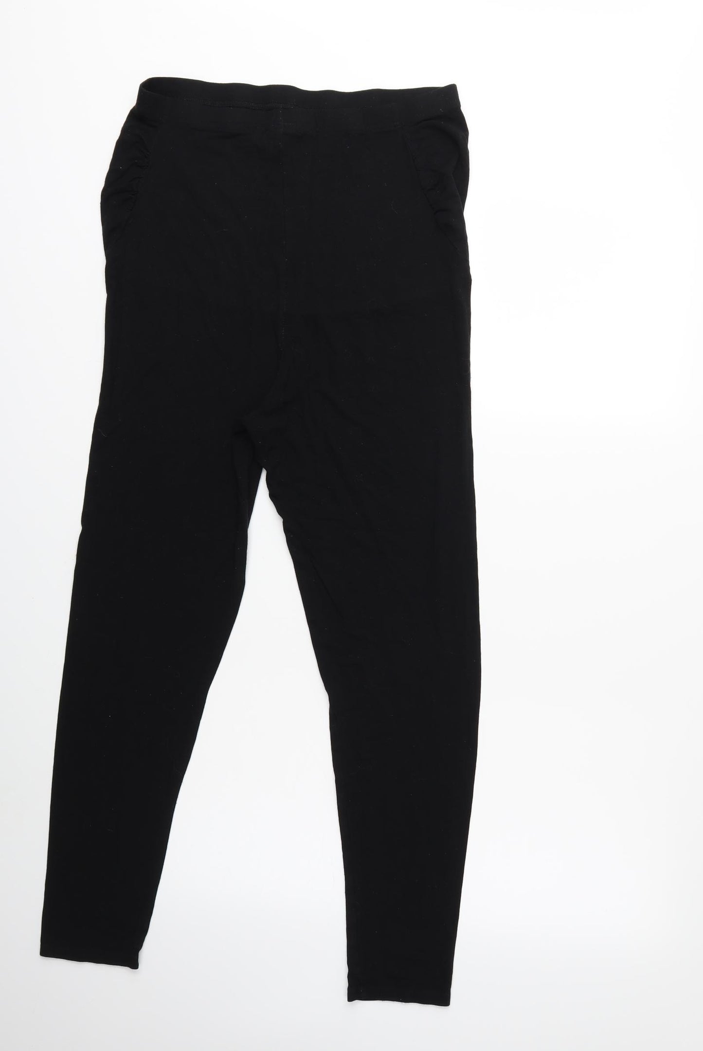 NEXT Womens Black   Pedal Pusher Leggings Size 12 L26 in