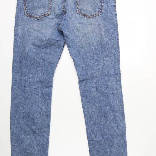 Denim & Co. Mens Blue  Denim Straight Jeans Size 36 in L34 in