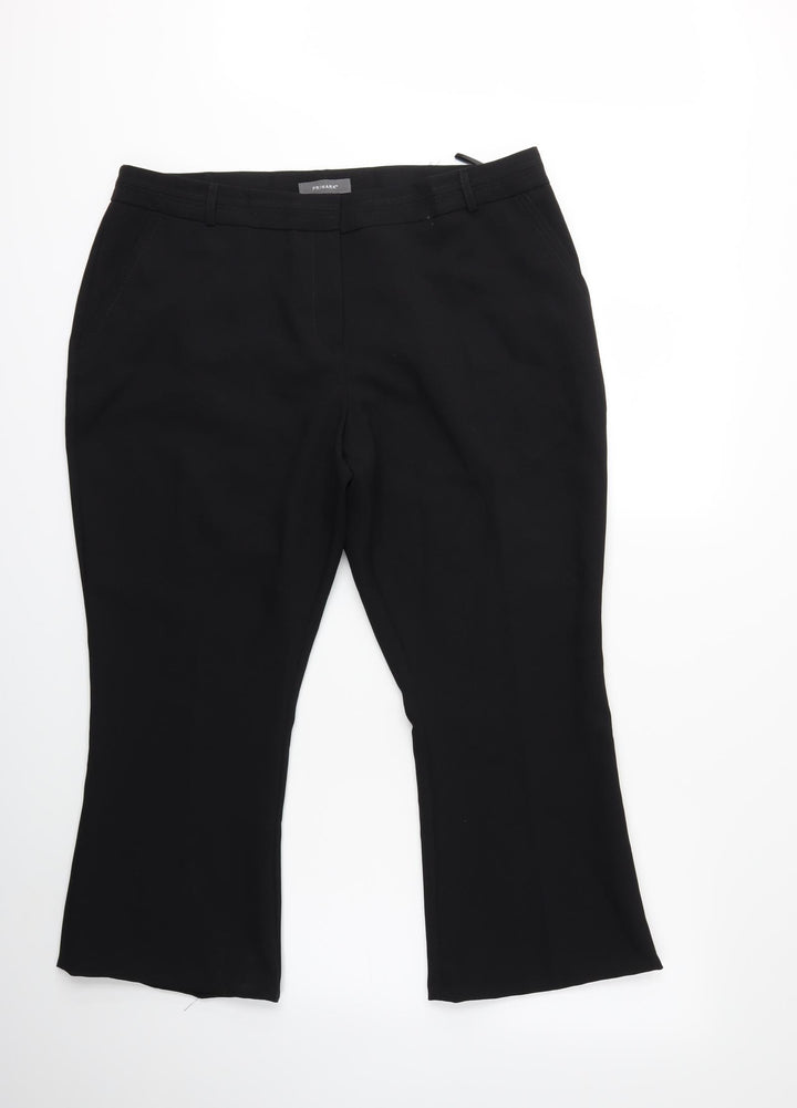 Primark Womens Black Trousers Size 18 L23 in