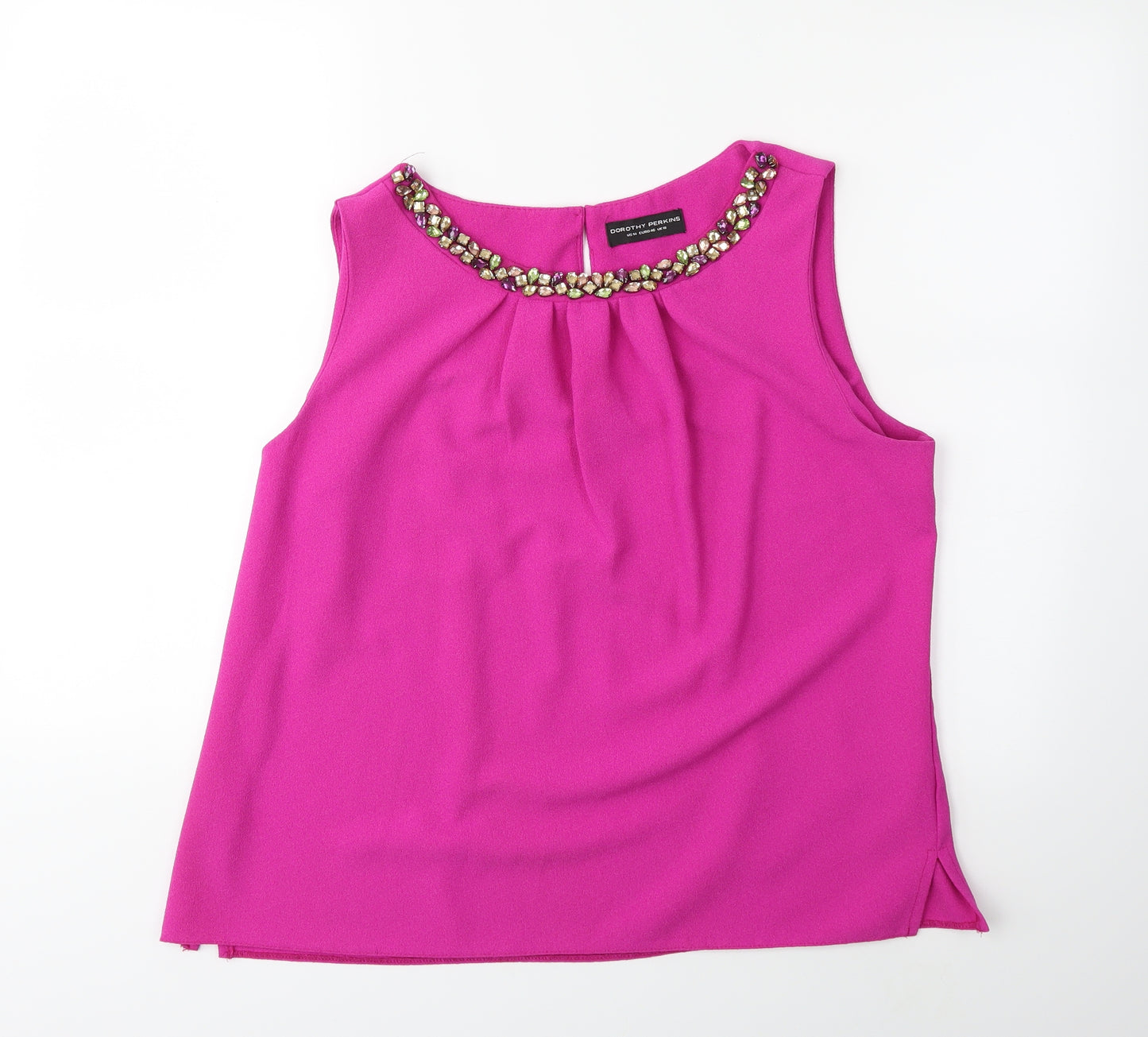 Dorothy Perkins Womens Pink   Basic Blouse Size 18
