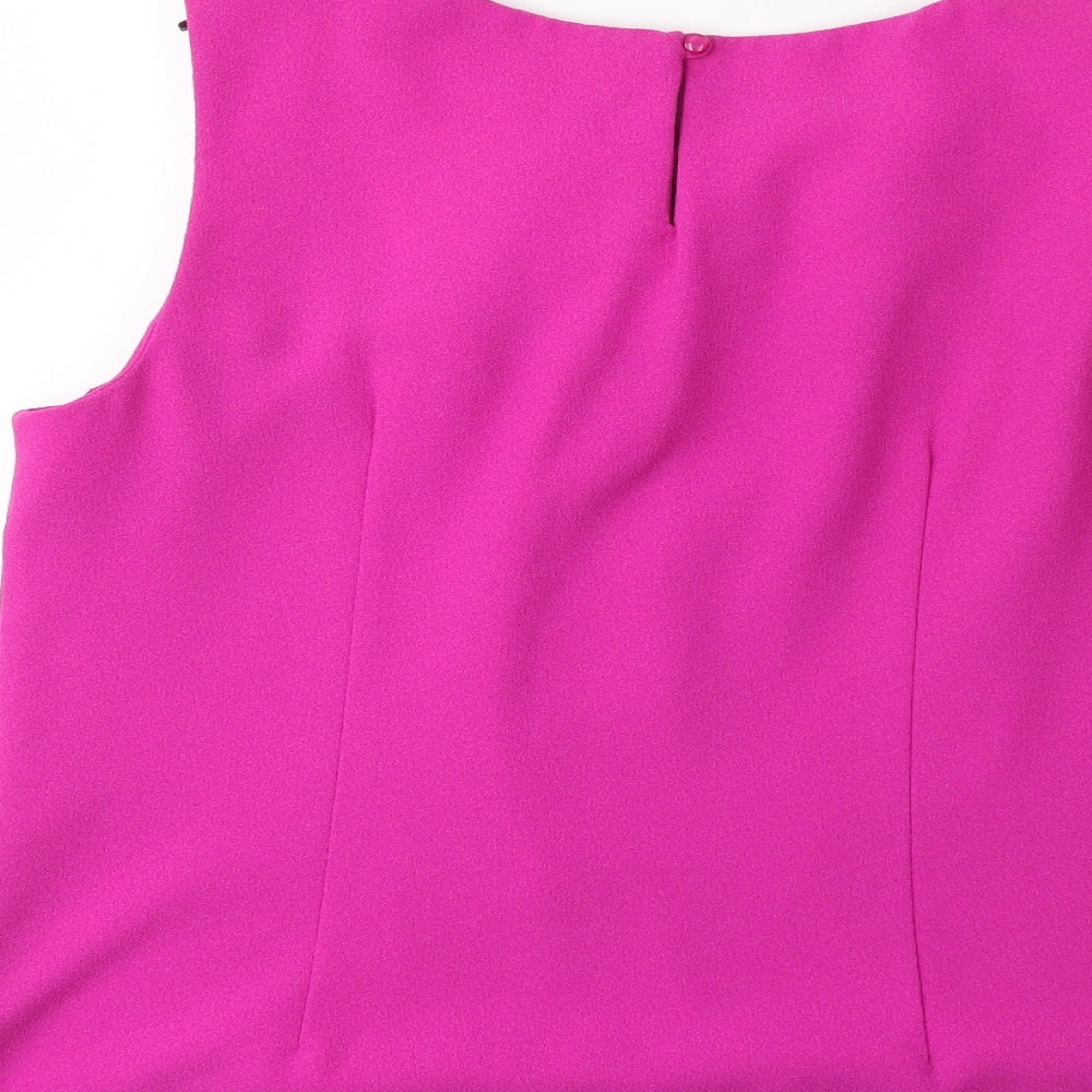 Dorothy Perkins Womens Pink   Basic Blouse Size 18