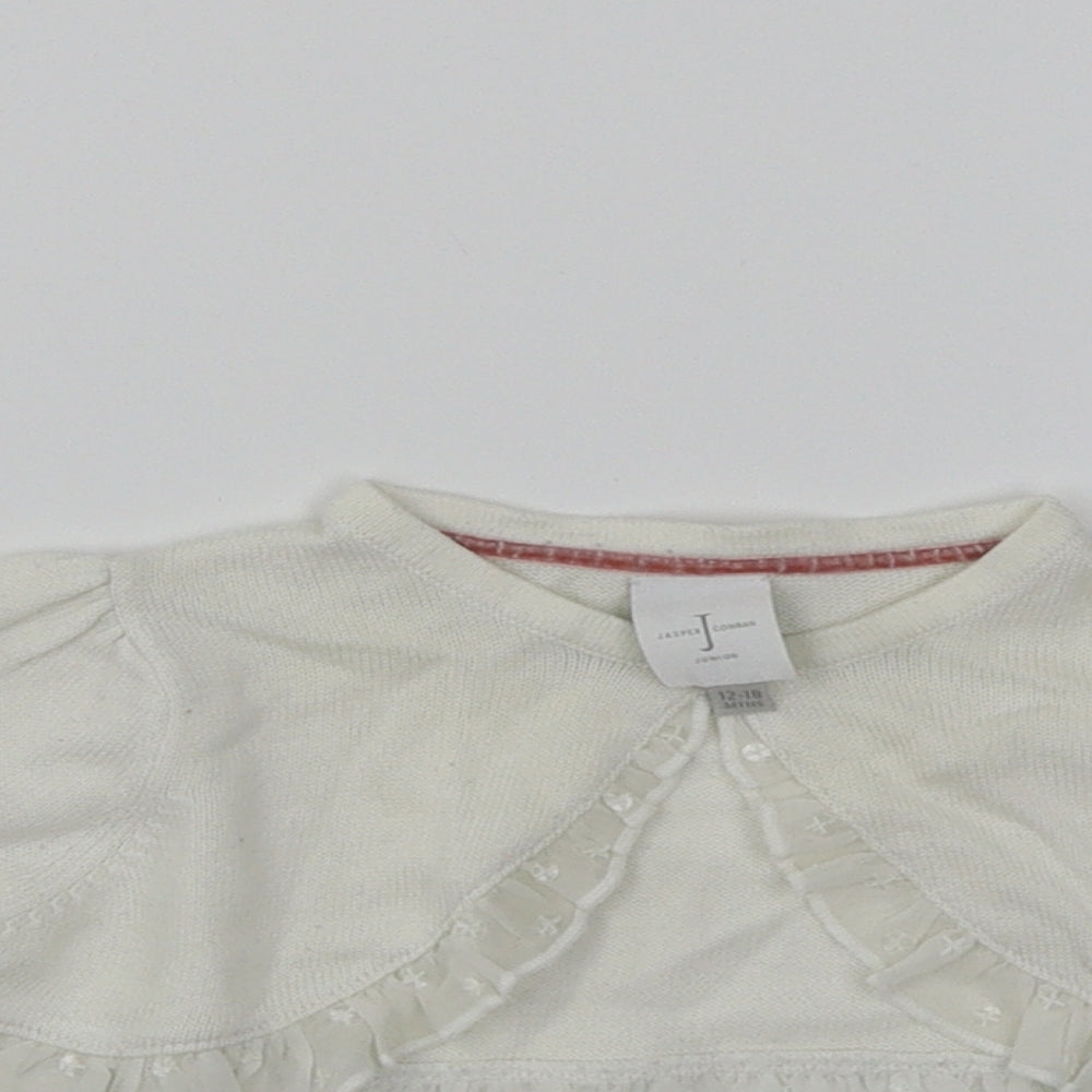 Jasper Conran  White   Cardigan Jumper Size 12-18 Months
