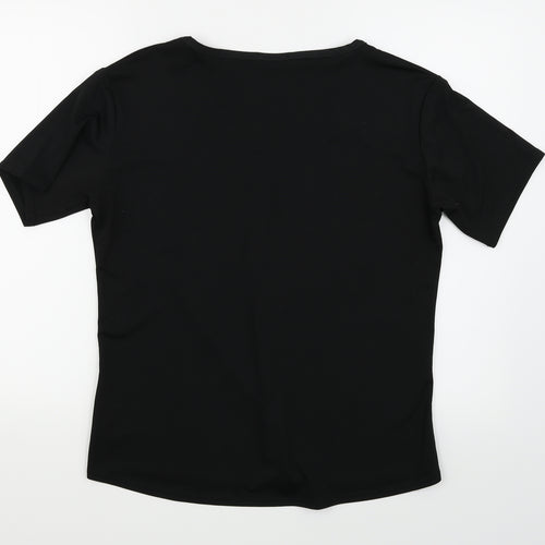 Etien Womens Black   Basic Blouse Size L