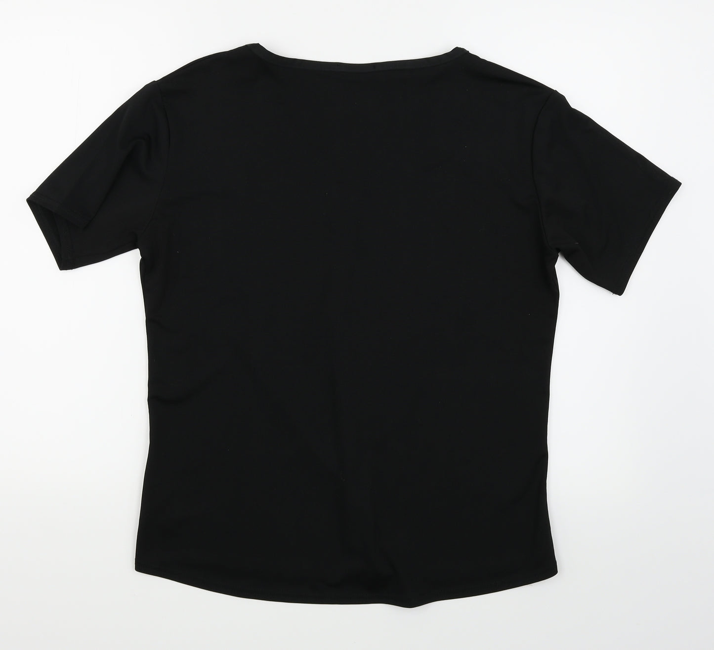 Etien Womens Black   Basic Blouse Size L
