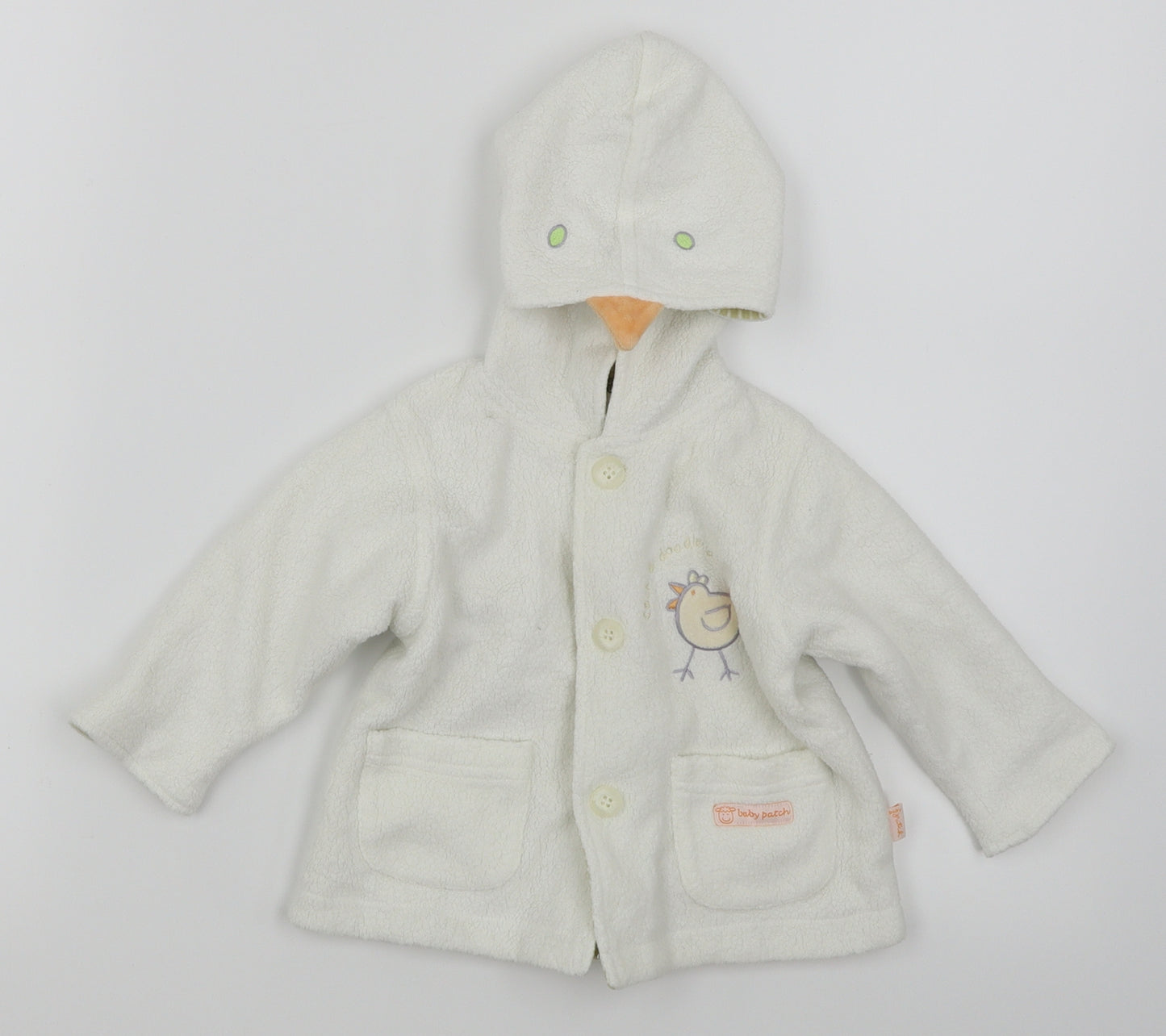 Pumpkin Patch Baby White   Jacket Coat Size 3-6 Months