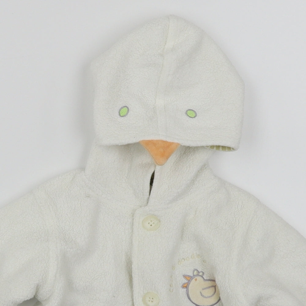 Pumpkin Patch Baby White   Jacket Coat Size 3-6 Months