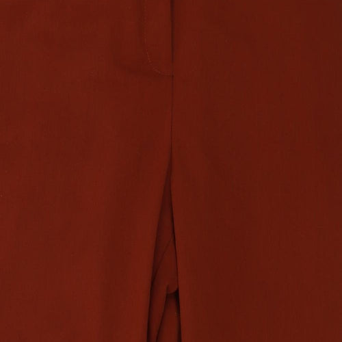 F&F Womens Brown   Dress Pants Trousers Size 10 L25 in