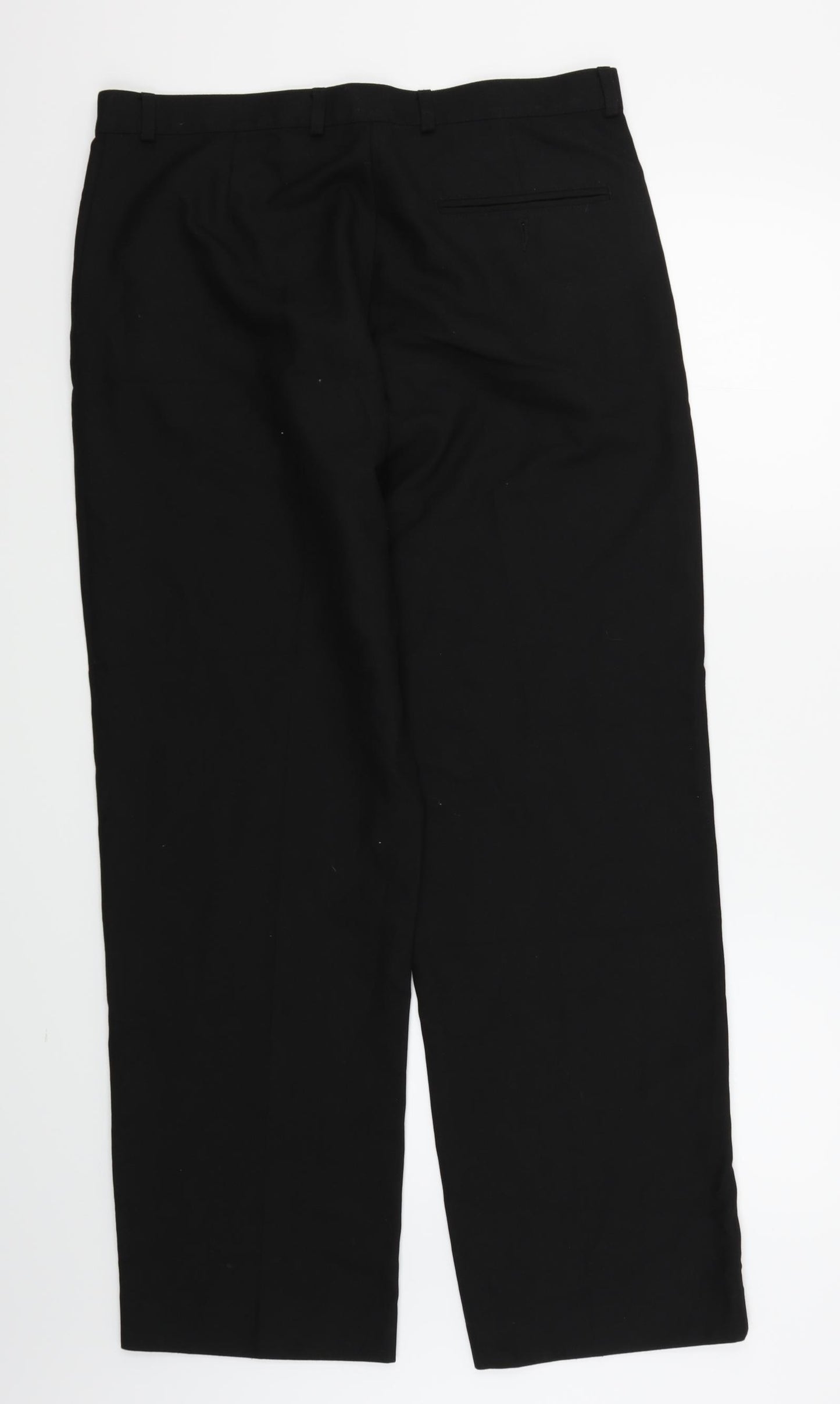 Trutex Mens Black   Trousers  Size 34 in L28 in