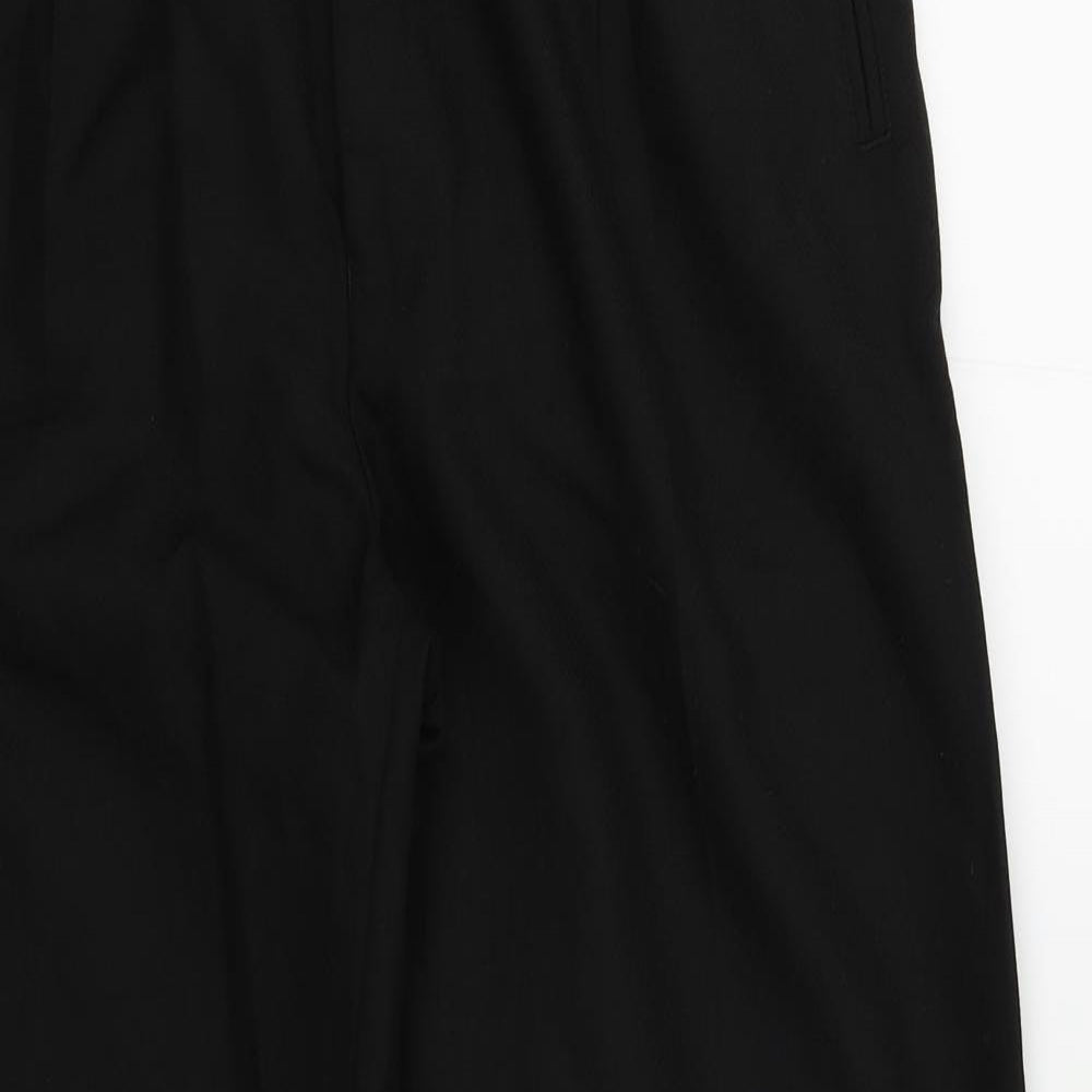 Trutex Mens Black   Trousers  Size 34 in L28 in