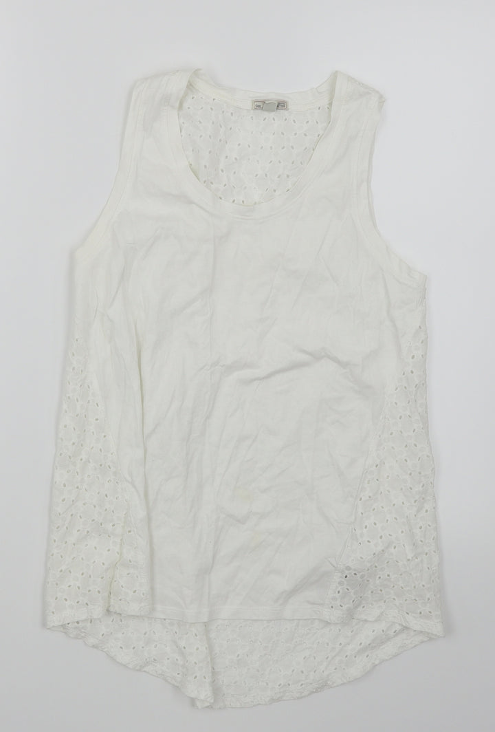 Gap Womens White Basic T-Shirt Size XS