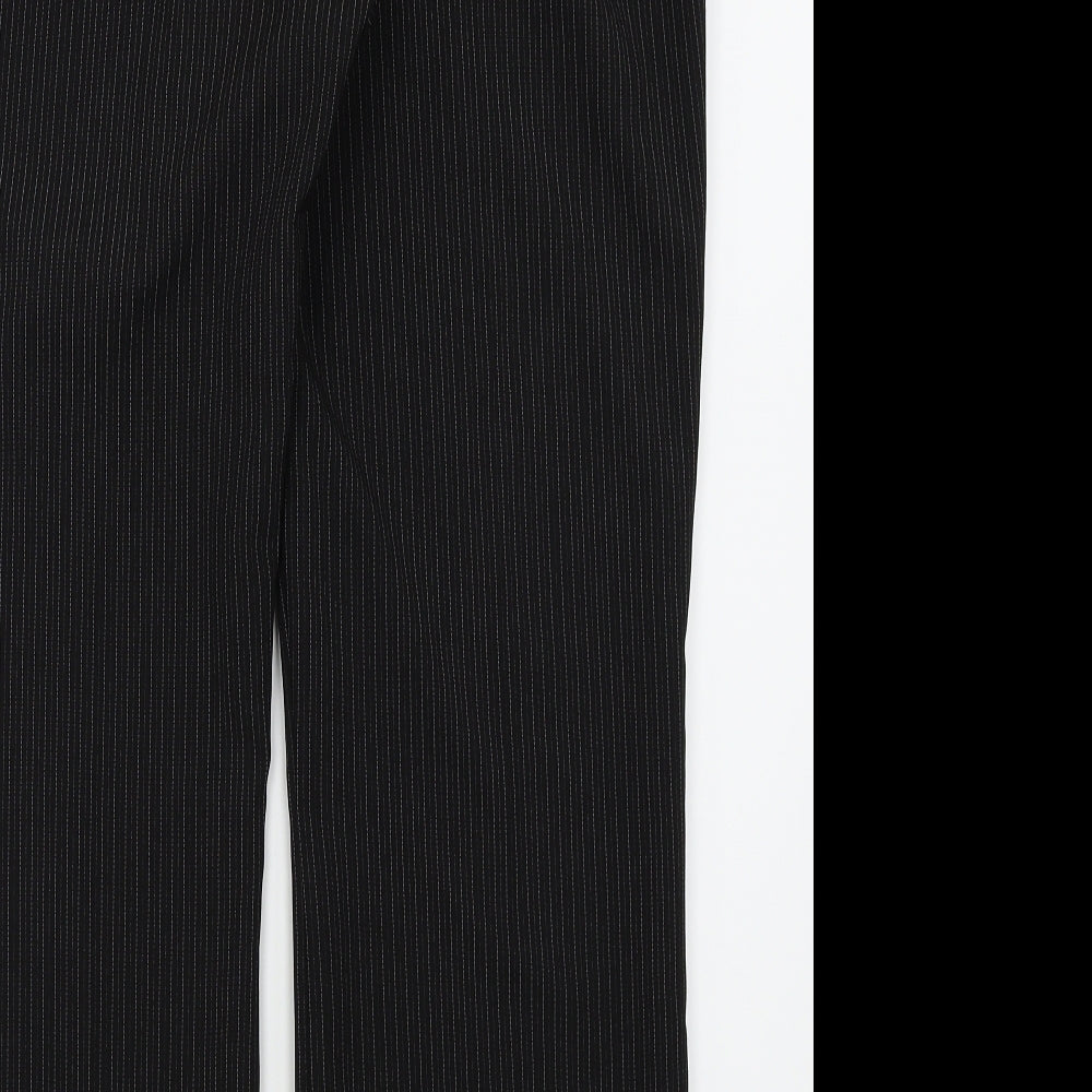 BHS Womens Black Striped  Trousers  Size 12 L26 in
