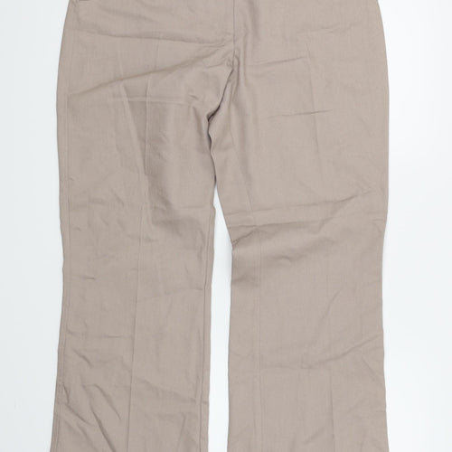 New Look Womens Beige   Trousers  Size 16 L32 in