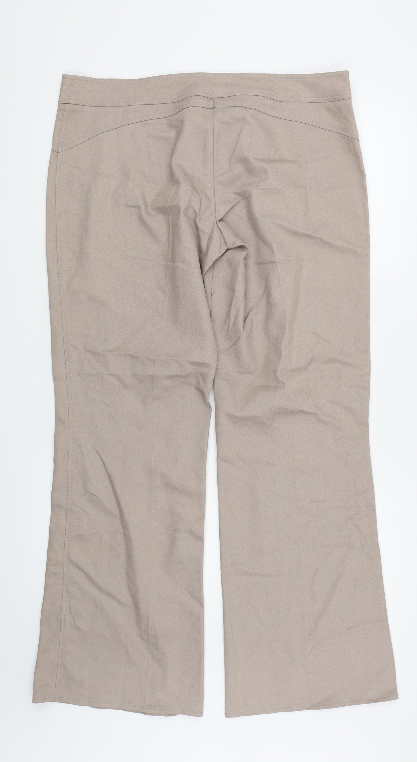 New Look Womens Beige   Trousers  Size 16 L32 in
