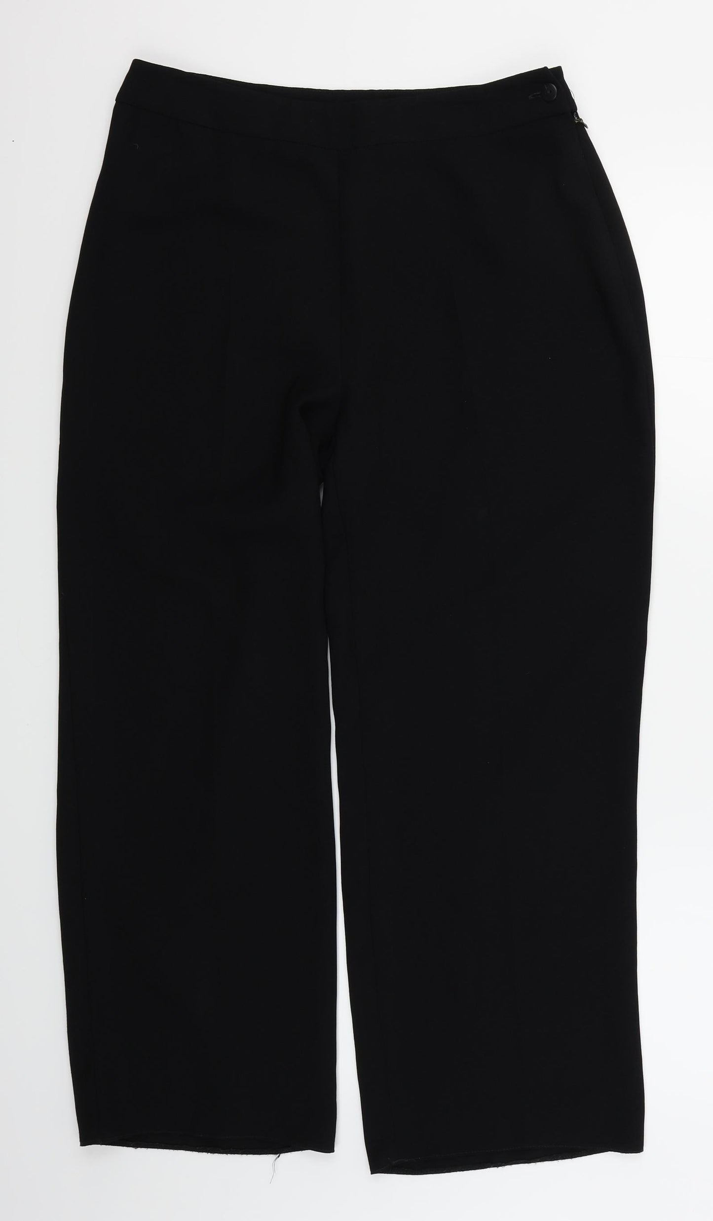 BHS Womens Black   Trousers  Size 12 L26 in