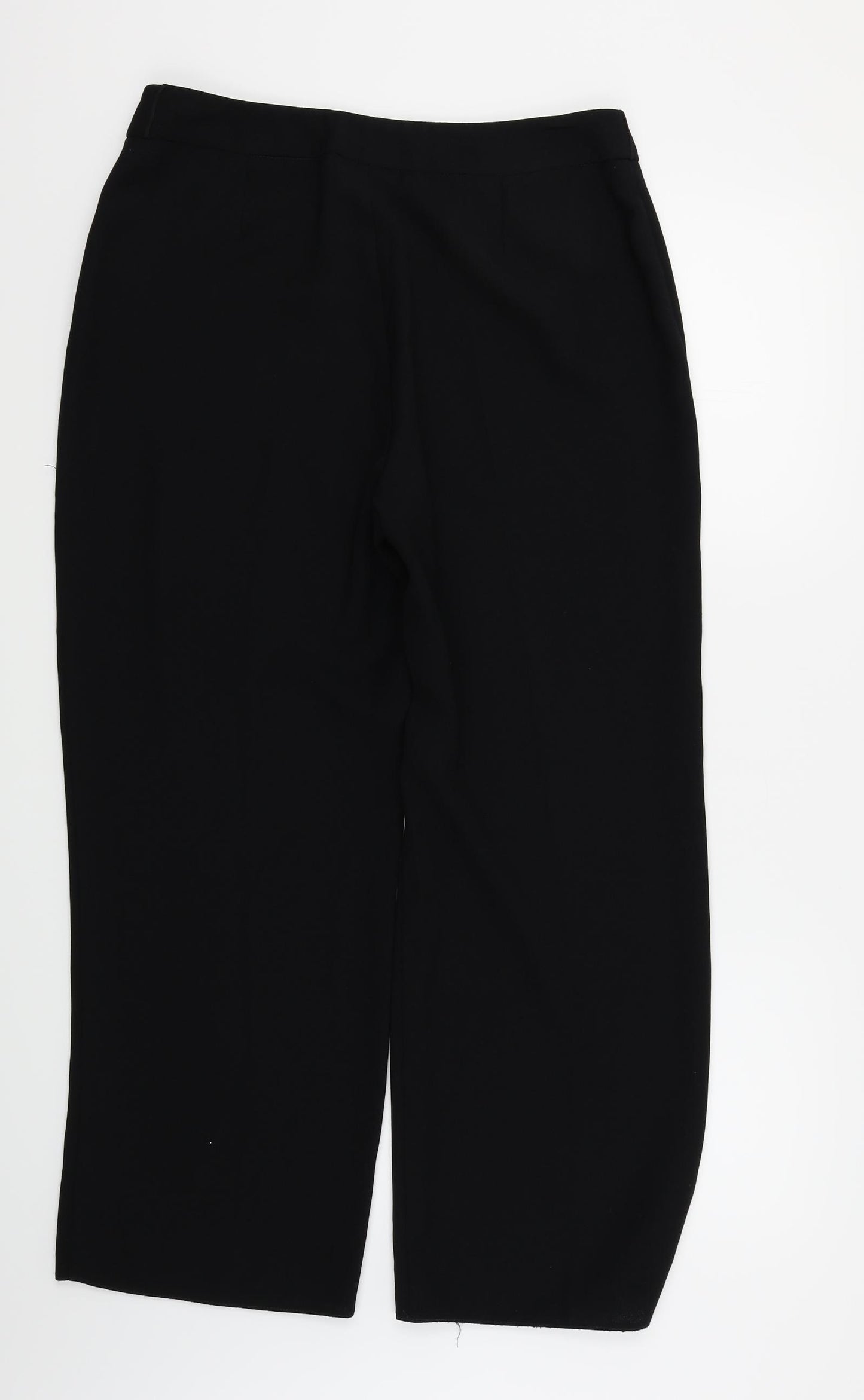 BHS Womens Black   Trousers  Size 12 L26 in