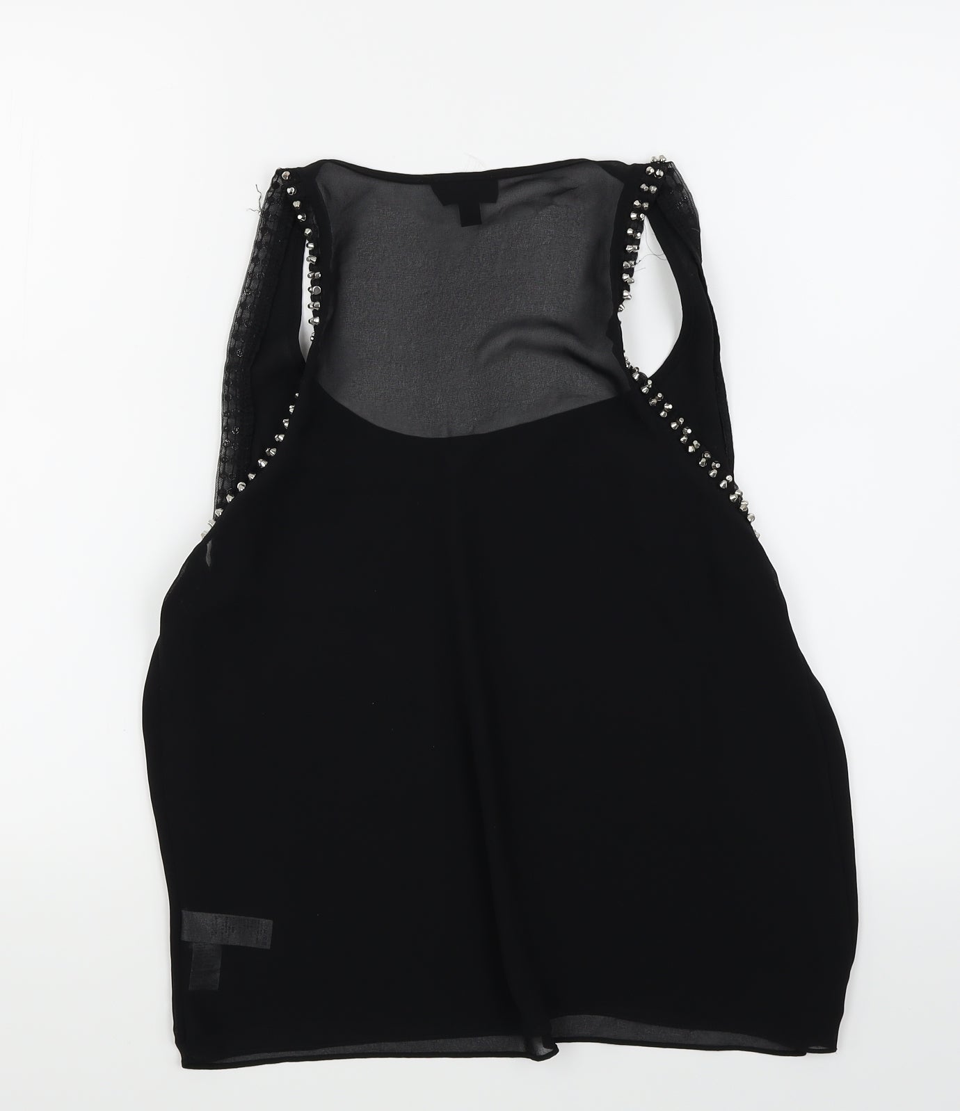 Topshop Womens Black   Basic T-Shirt Size 12