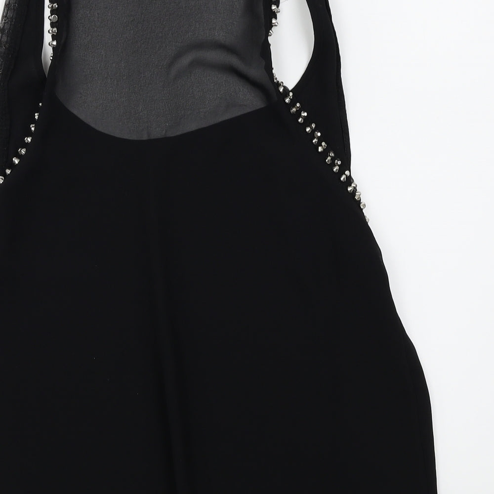 Topshop Womens Black   Basic T-Shirt Size 12