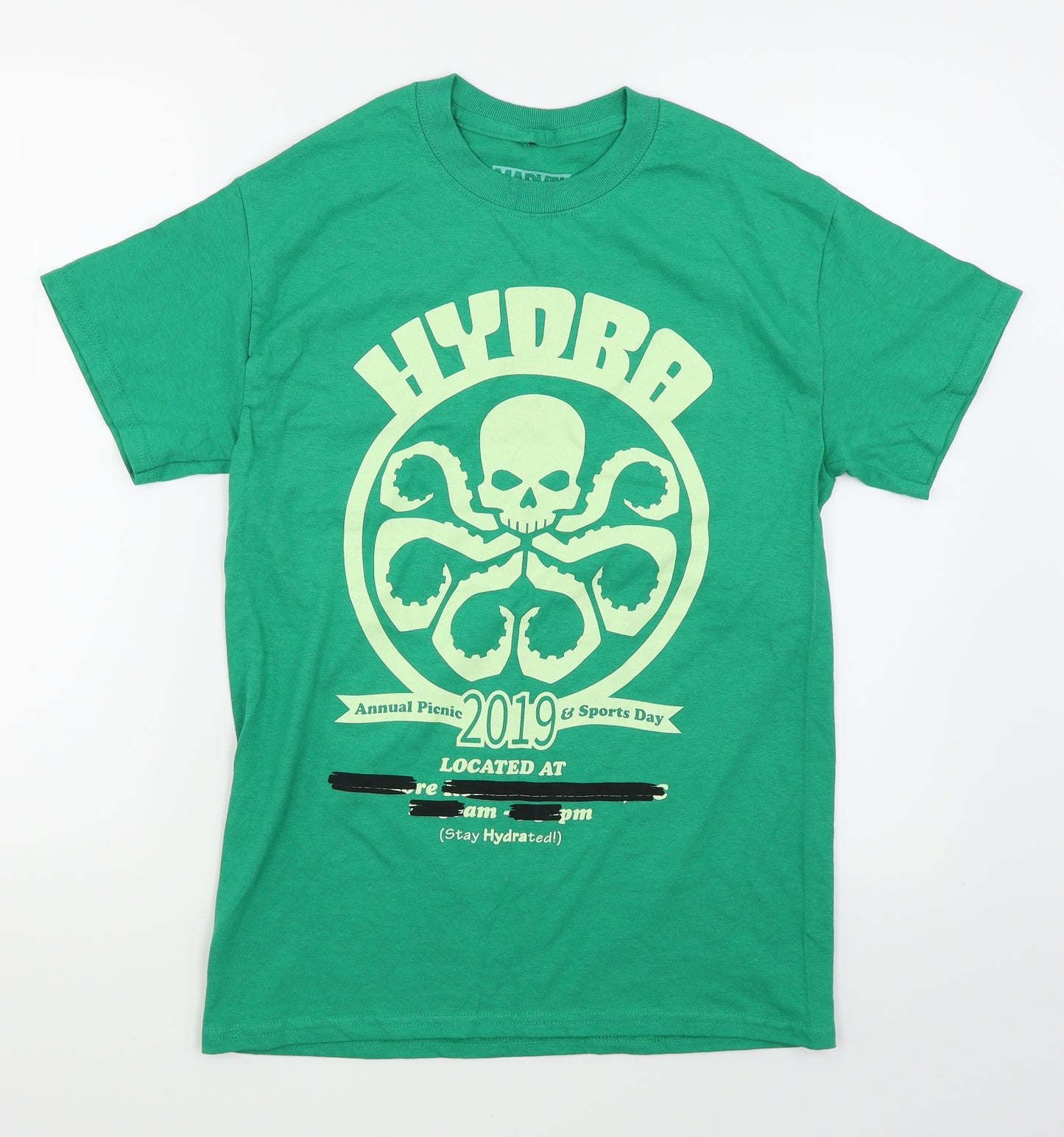 Marvel Mens Green    T-Shirt Size S  - Hydra