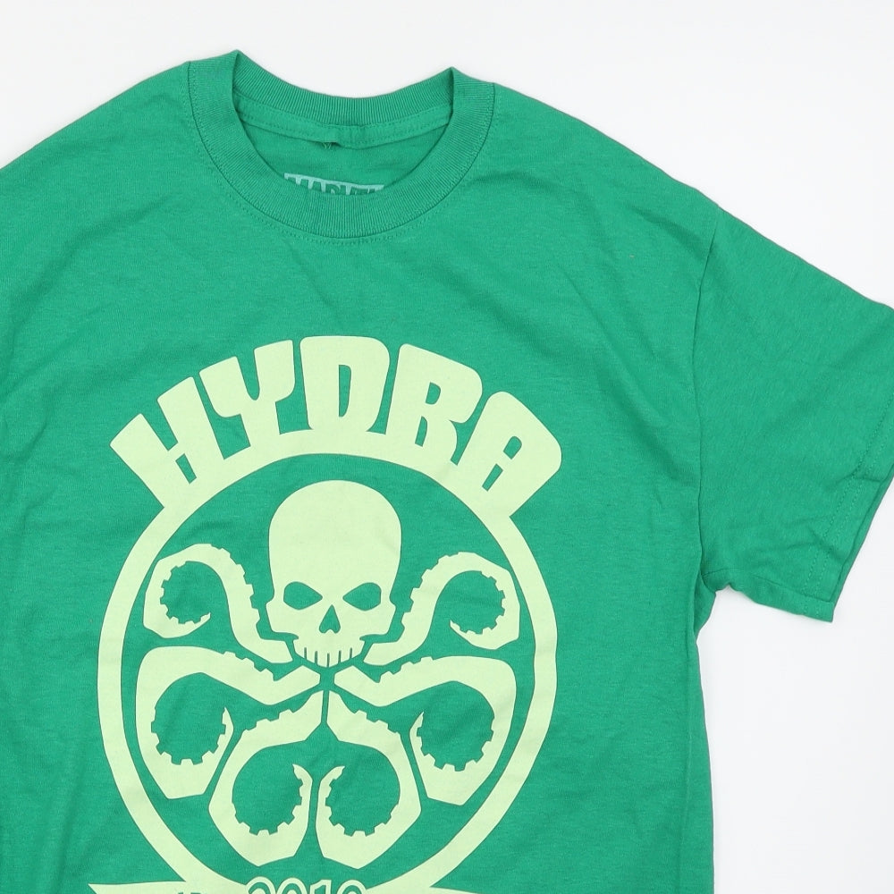 Marvel Mens Green    T-Shirt Size S  - Hydra