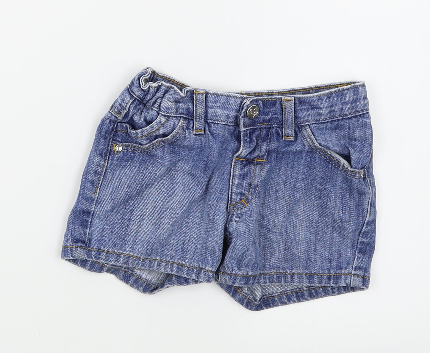 Indigo Girls Blue  Denim Hot Pants Shorts Size 3-4 Years