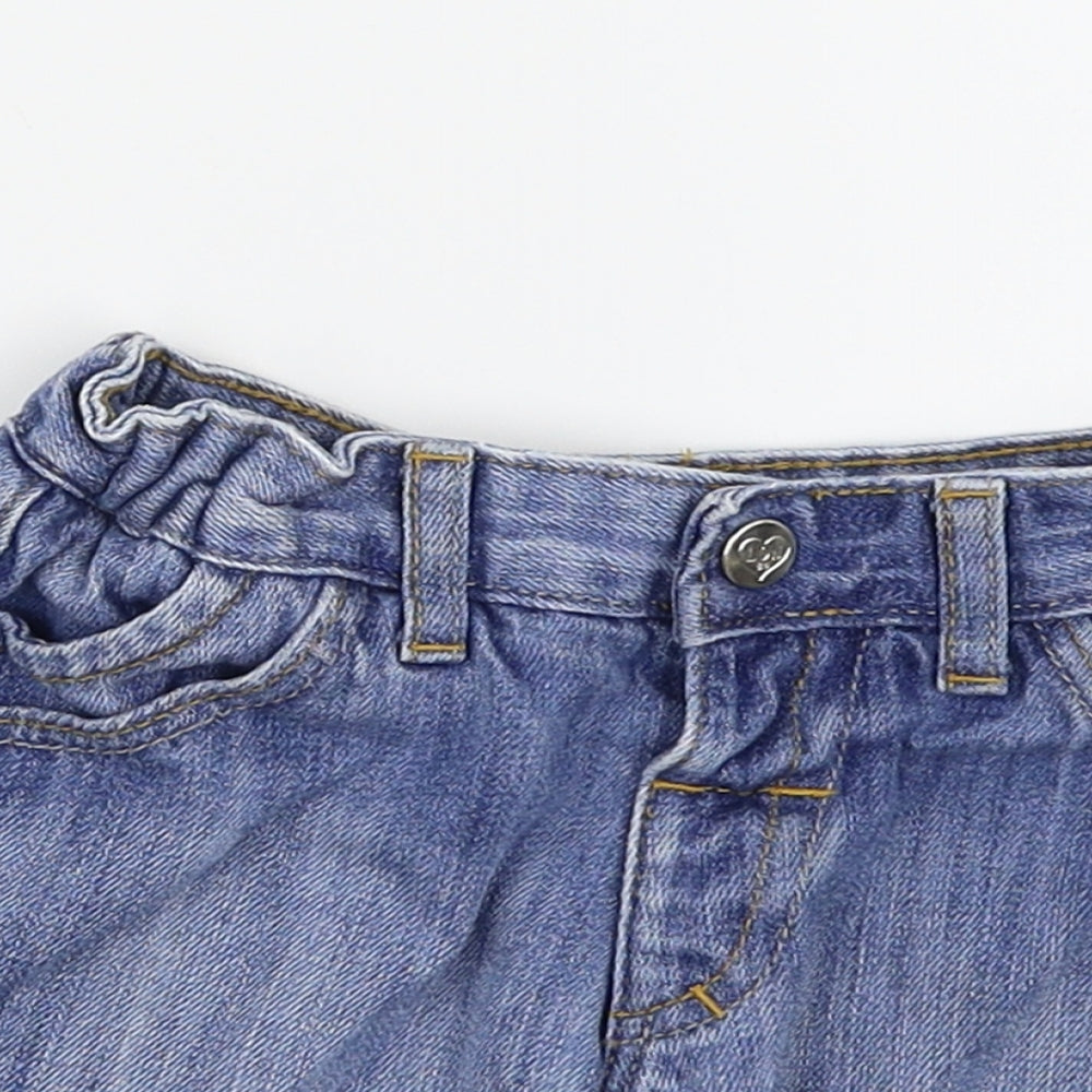 Indigo Girls Blue  Denim Hot Pants Shorts Size 3-4 Years