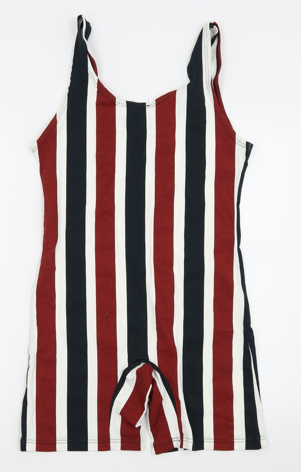 top man Mens Multicoloured Striped   T-Shirt Size L  - one-piece
