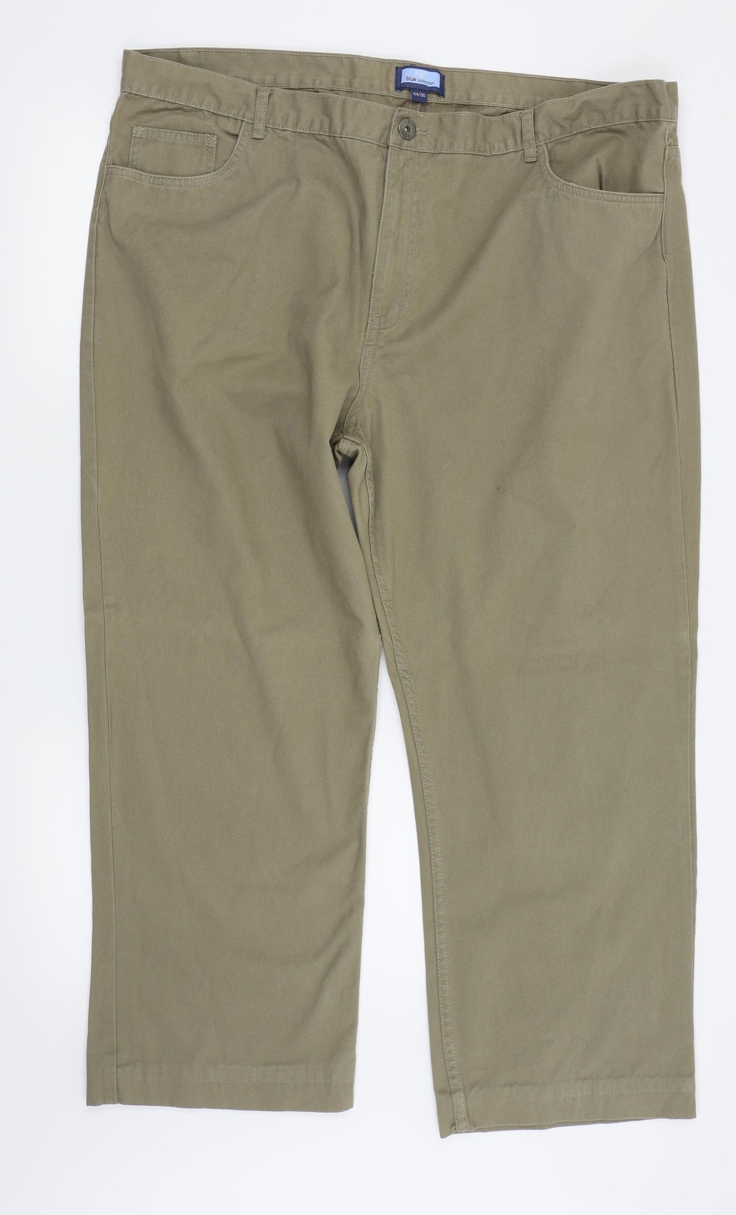 F&F Mens Beige   Chino Trousers Size 44 L30 in