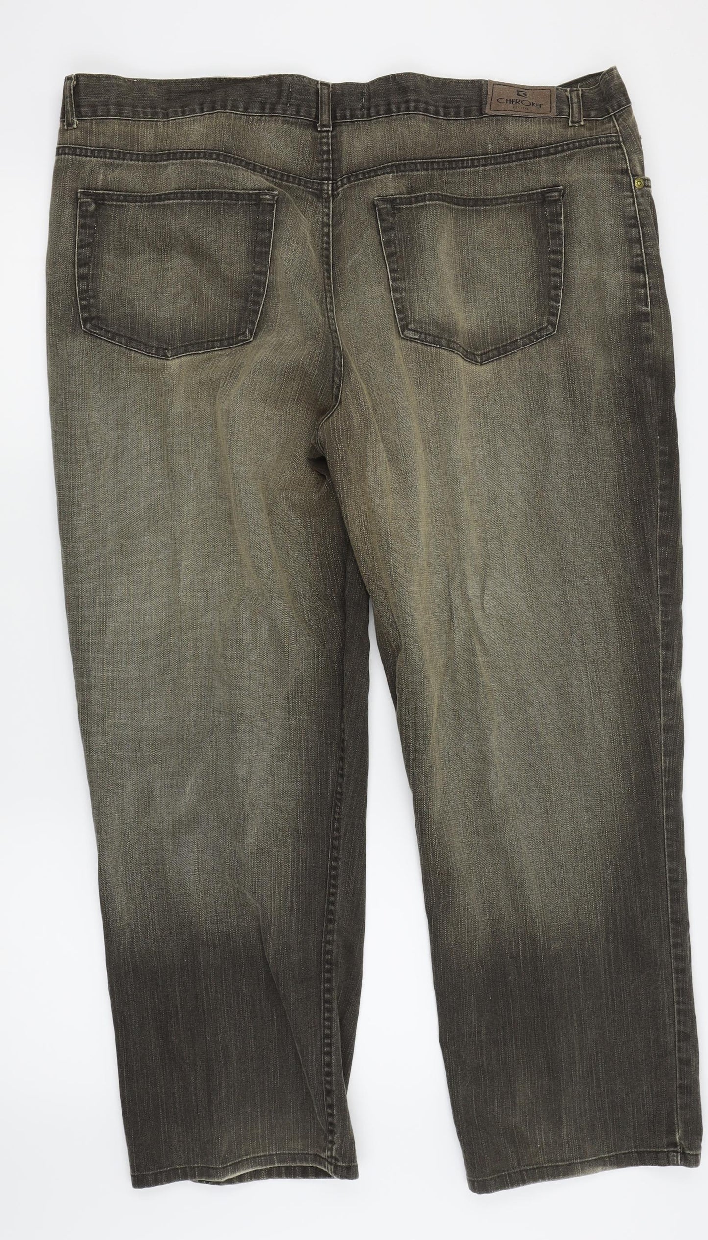 Cherokee Mens Brown   Straight Jeans Size 42 L27 in