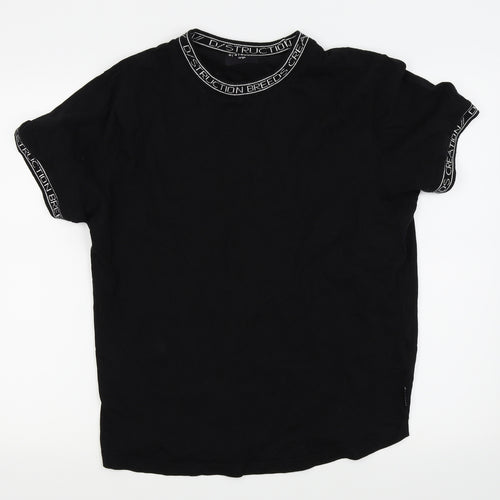 D/struct Mens Black    T-Shirt Size L