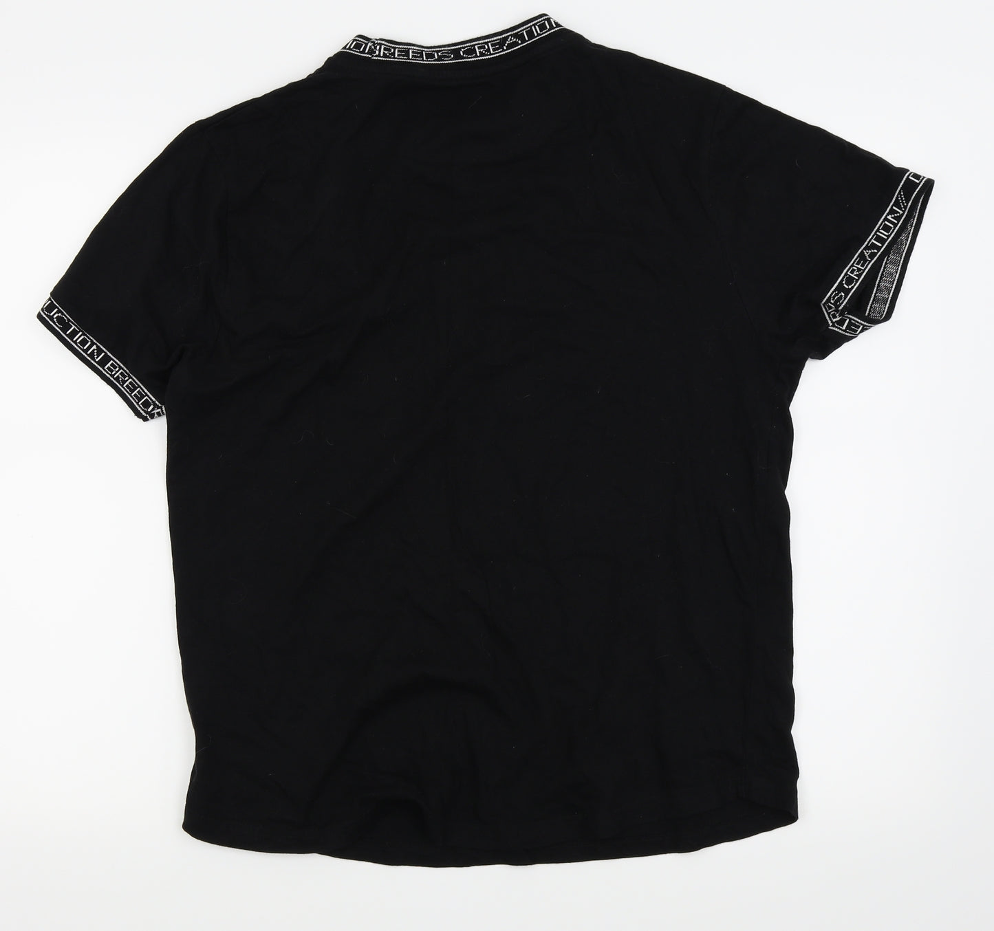 D/struct Mens Black    T-Shirt Size L