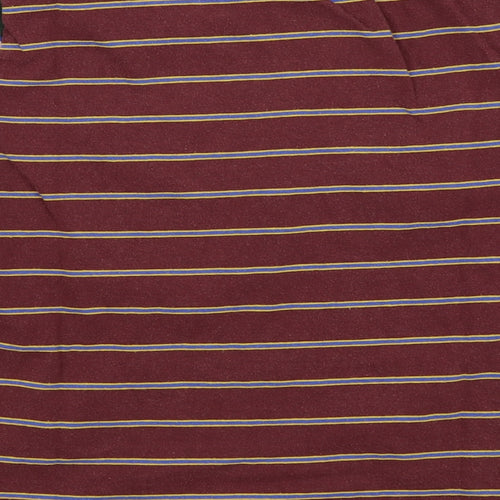 BDG Mens Red Striped   T-Shirt Size S