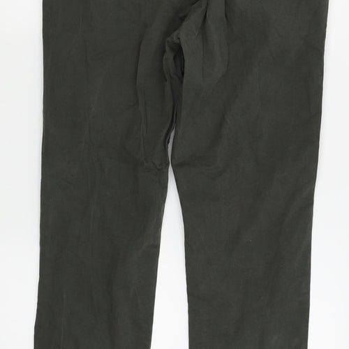 NEXT Mens Green   Chino Trousers Size 32 L27 in