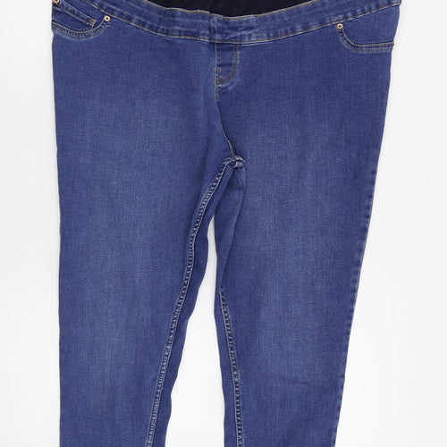 New Look Womens Blue   Jegging Trousers Size 18 L26 in