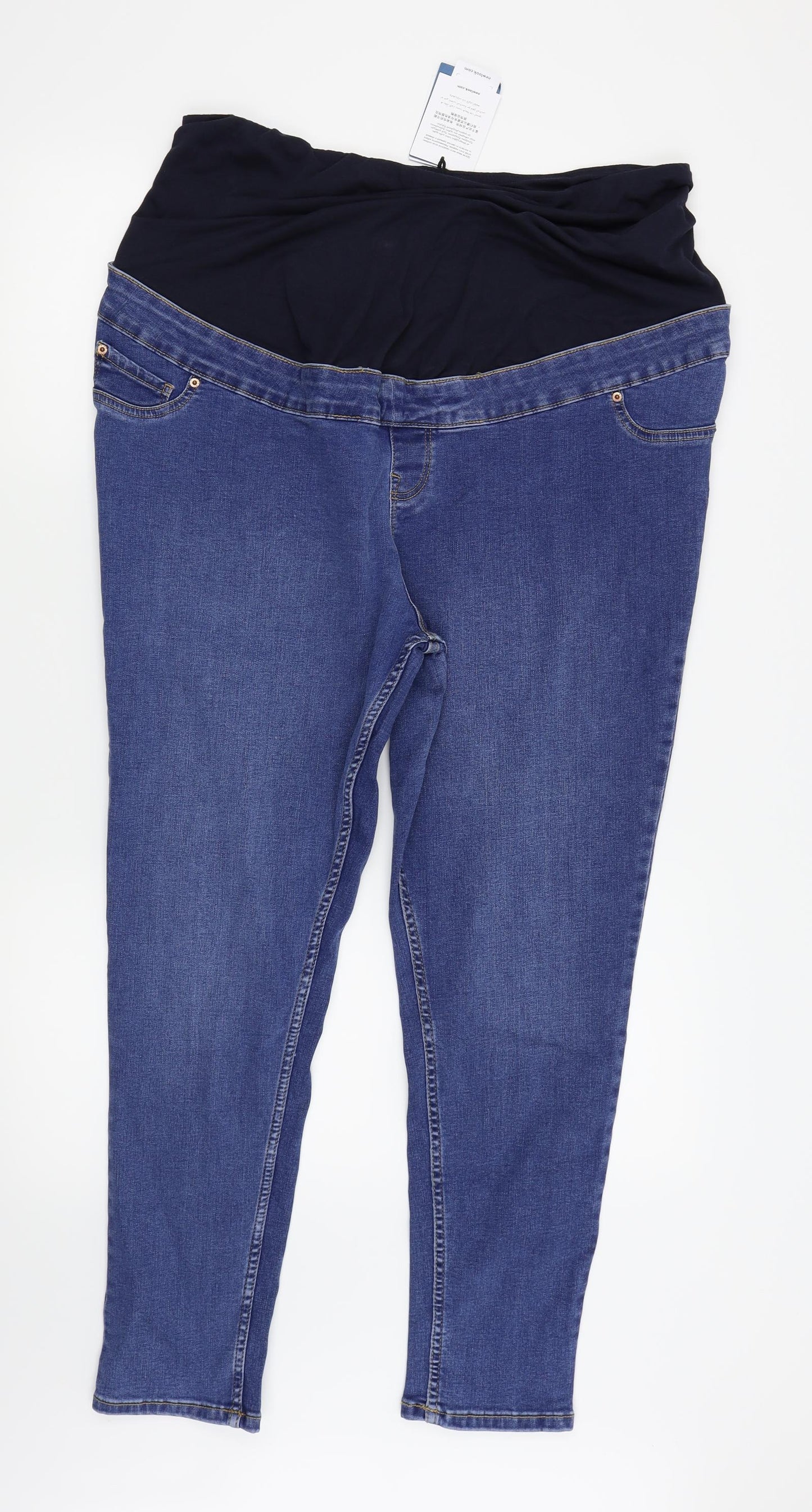 New Look Womens Blue   Jegging Trousers Size 18 L26 in