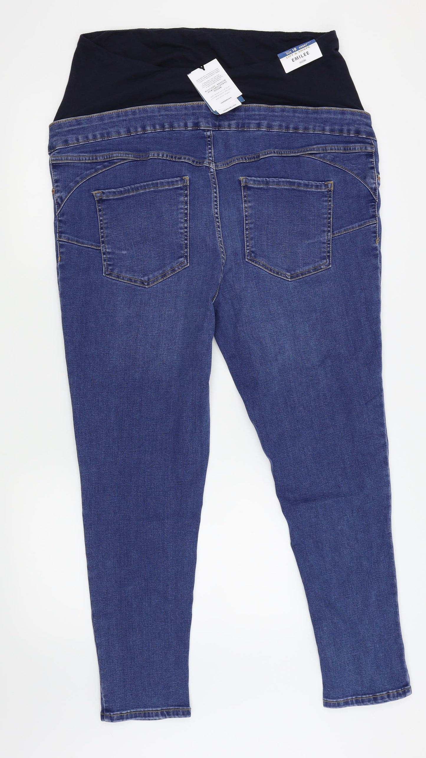 New Look Womens Blue   Jegging Trousers Size 18 L26 in