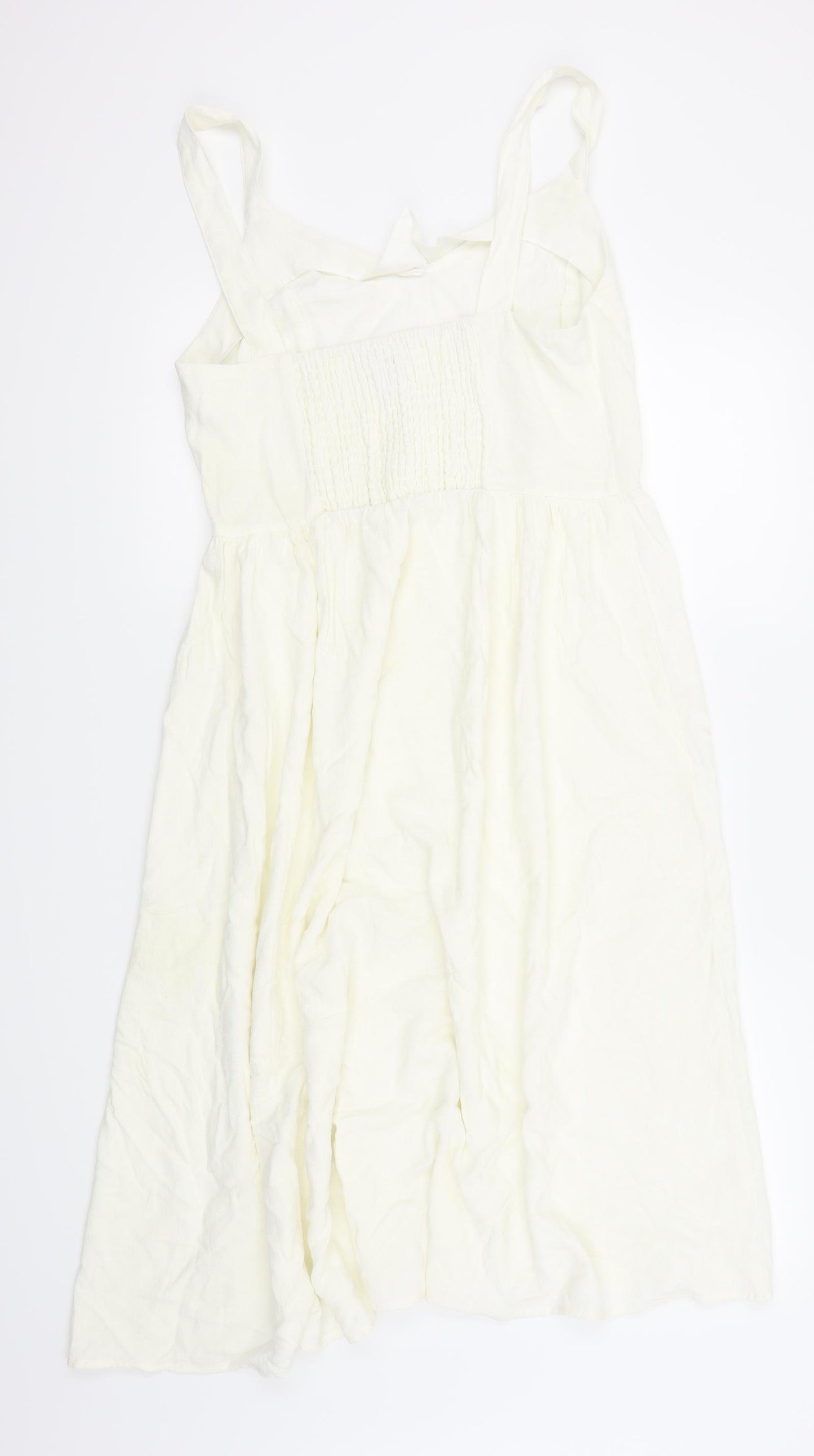 New Look Womens White   Fit & Flare  Size 14