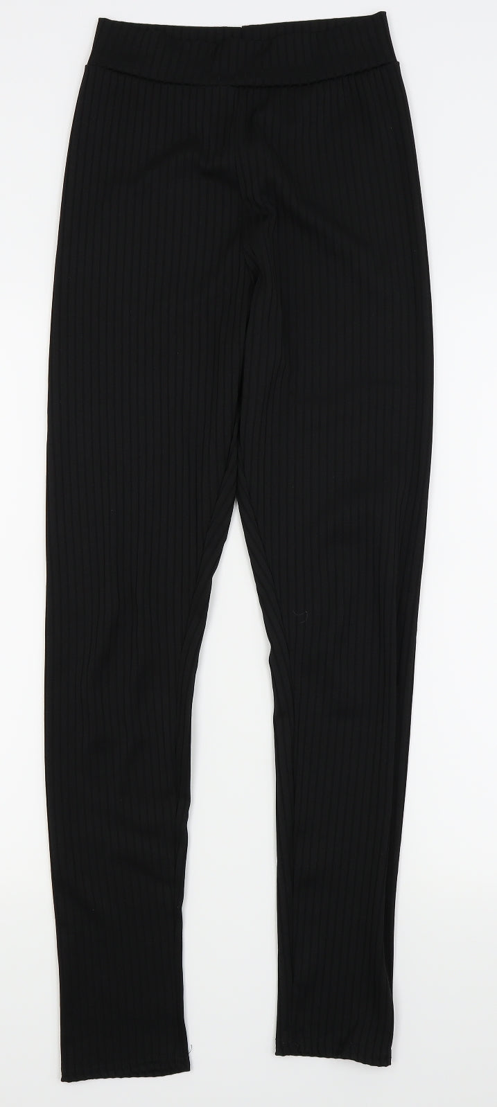 PLT Womens Black Striped Capri Leggings Size 10 L27 in