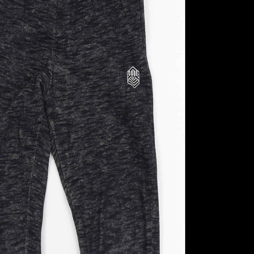 F&F Boys Black   Jogger Trousers Size 7-8 Years