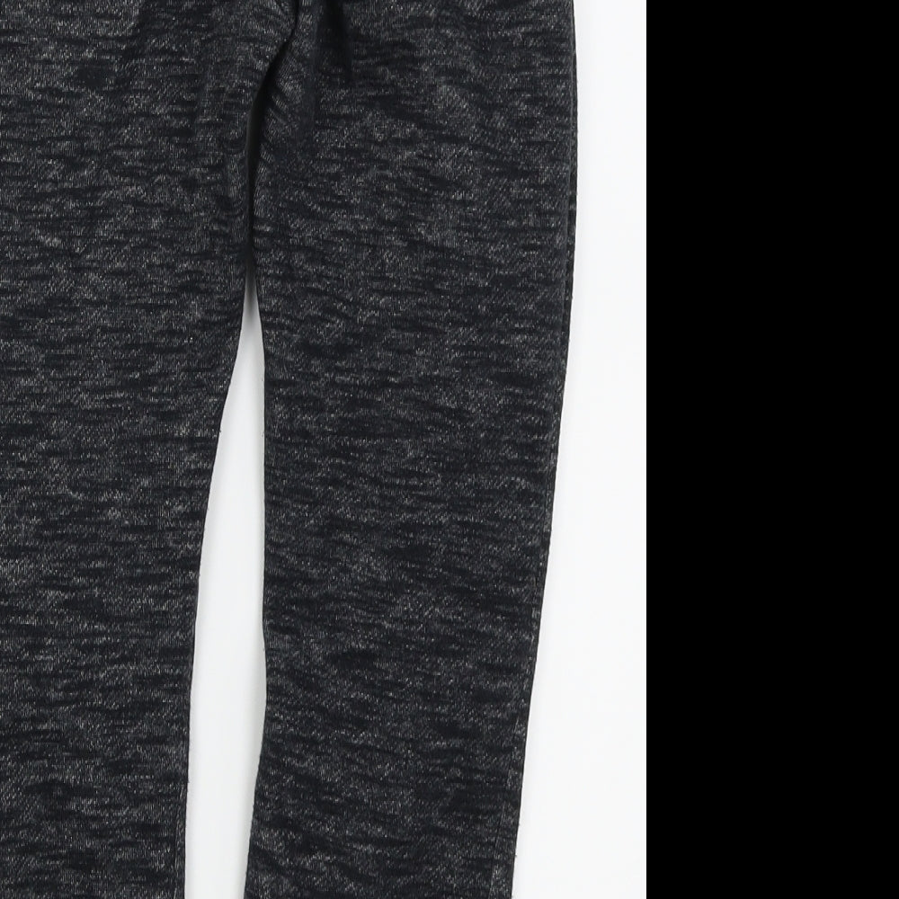 F&F Boys Black   Jogger Trousers Size 7-8 Years