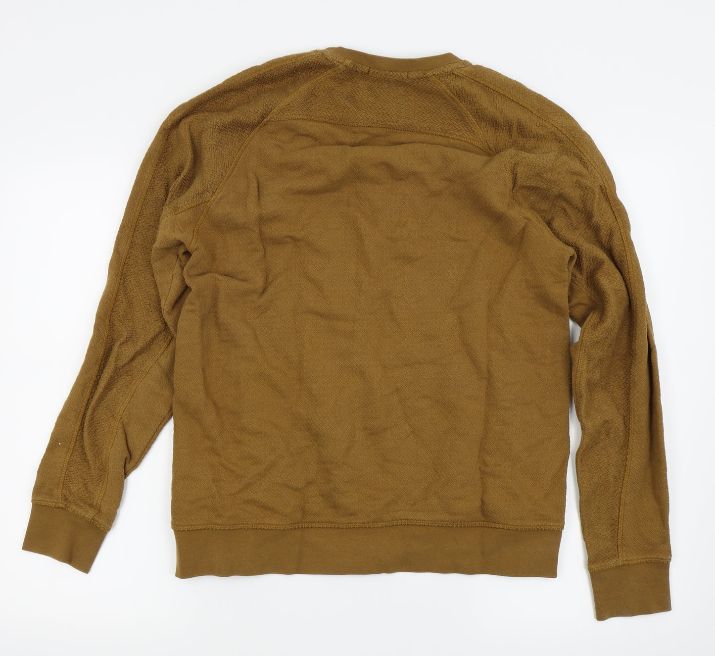 stradivarious Mens Brown   Henley Hoodie Size M