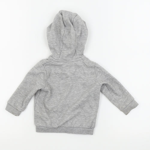 fred and flo  Grey   Full Zip Jumper Size 0-3 Months