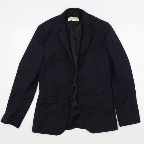 H&M Mens Blue   Jacket Suit Jacket Size 38