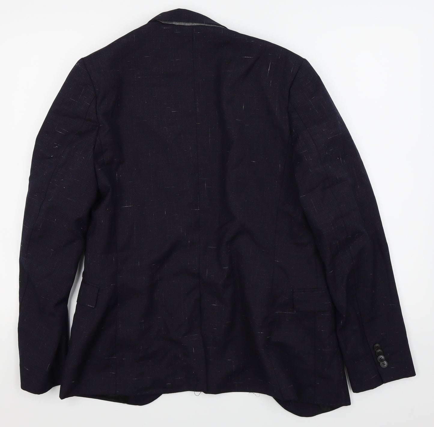 H&M Mens Blue   Jacket Suit Jacket Size 38