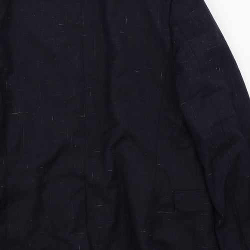 H&M Mens Blue   Jacket Suit Jacket Size 38
