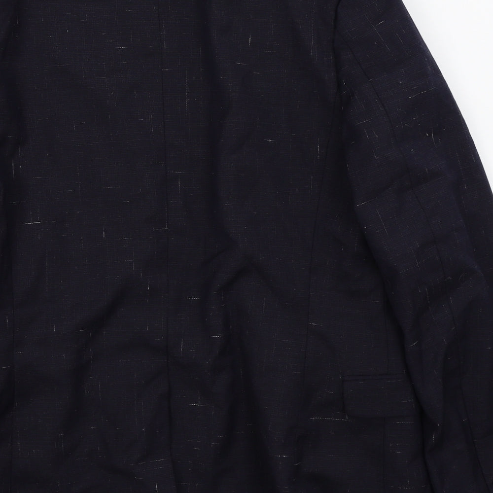 H&M Mens Blue   Jacket Suit Jacket Size 38