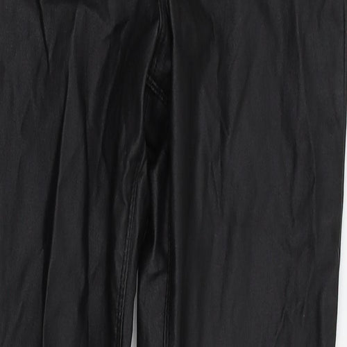 denim and co Womens Black Houndstooth  Skinny Jeans Size 10 L27 in - leather jeans