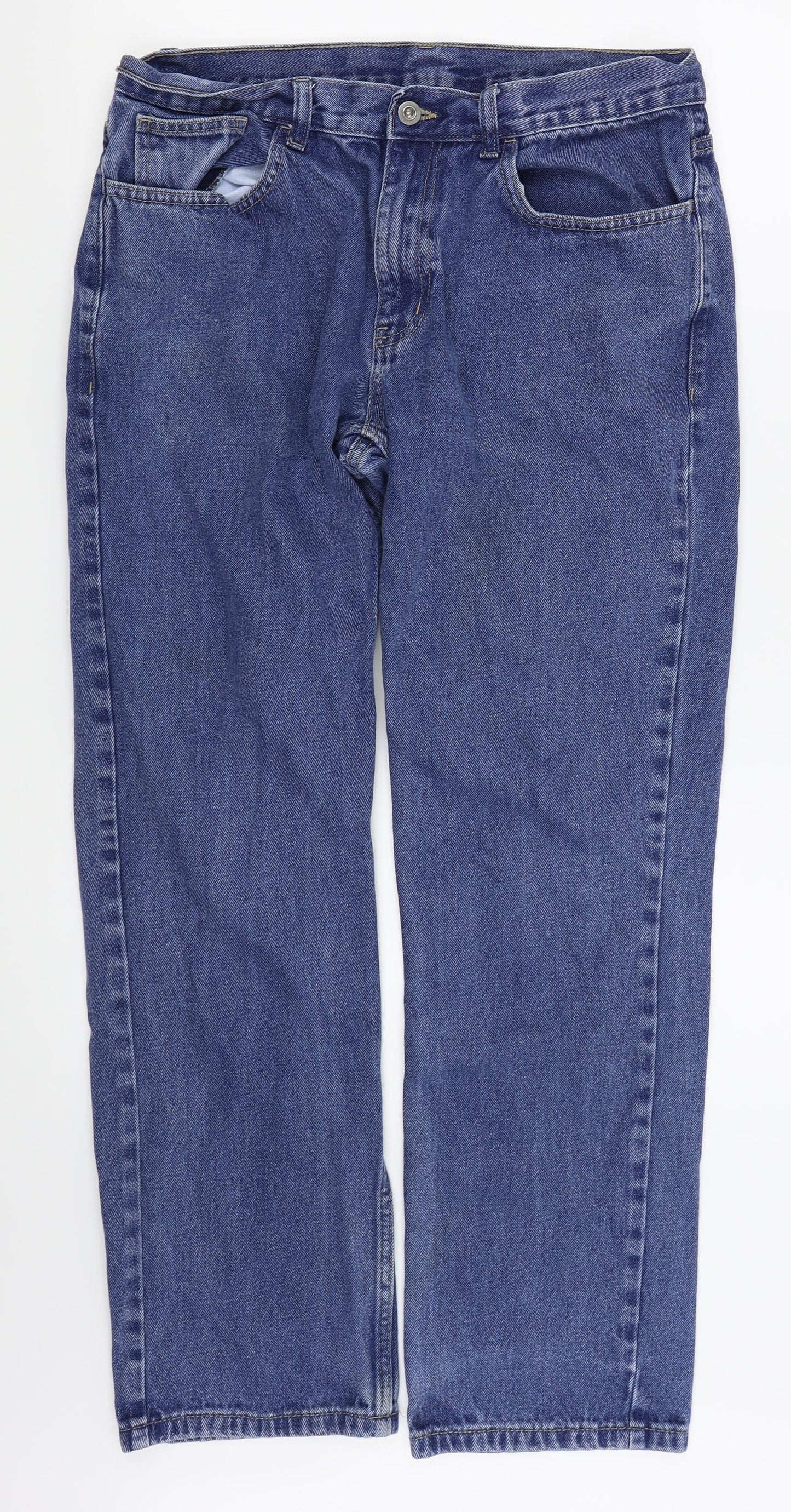 Asda George Mens Blue   Straight Jeans Size 34 L29 in