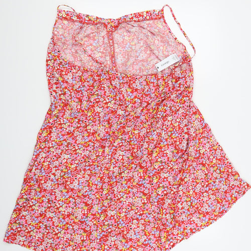 Asda George Womens Pink Fair Isle  Fit & Flare  Size 20