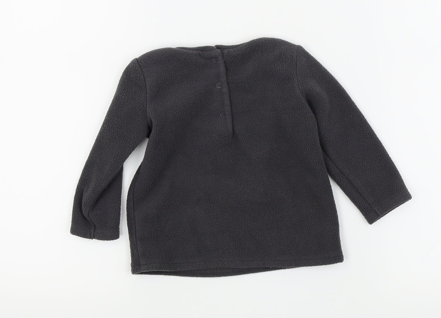 NEXT Boys Grey Solid  Babydoll Pyjama Top Size 9-12 Months